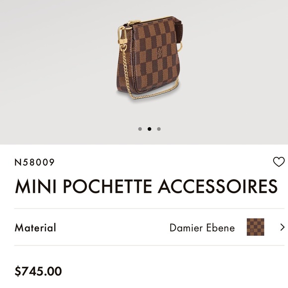 LOUIS VUITTON MINI POCHETTE ACCESSORIES *NEW IN BOX* - Picture 11 of 13